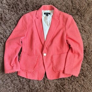 Ann Taylor Vibrant Coral Blazer